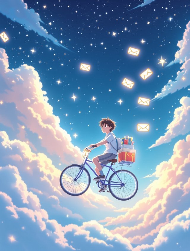 动漫《星空邮递员》新番上线高清海报
